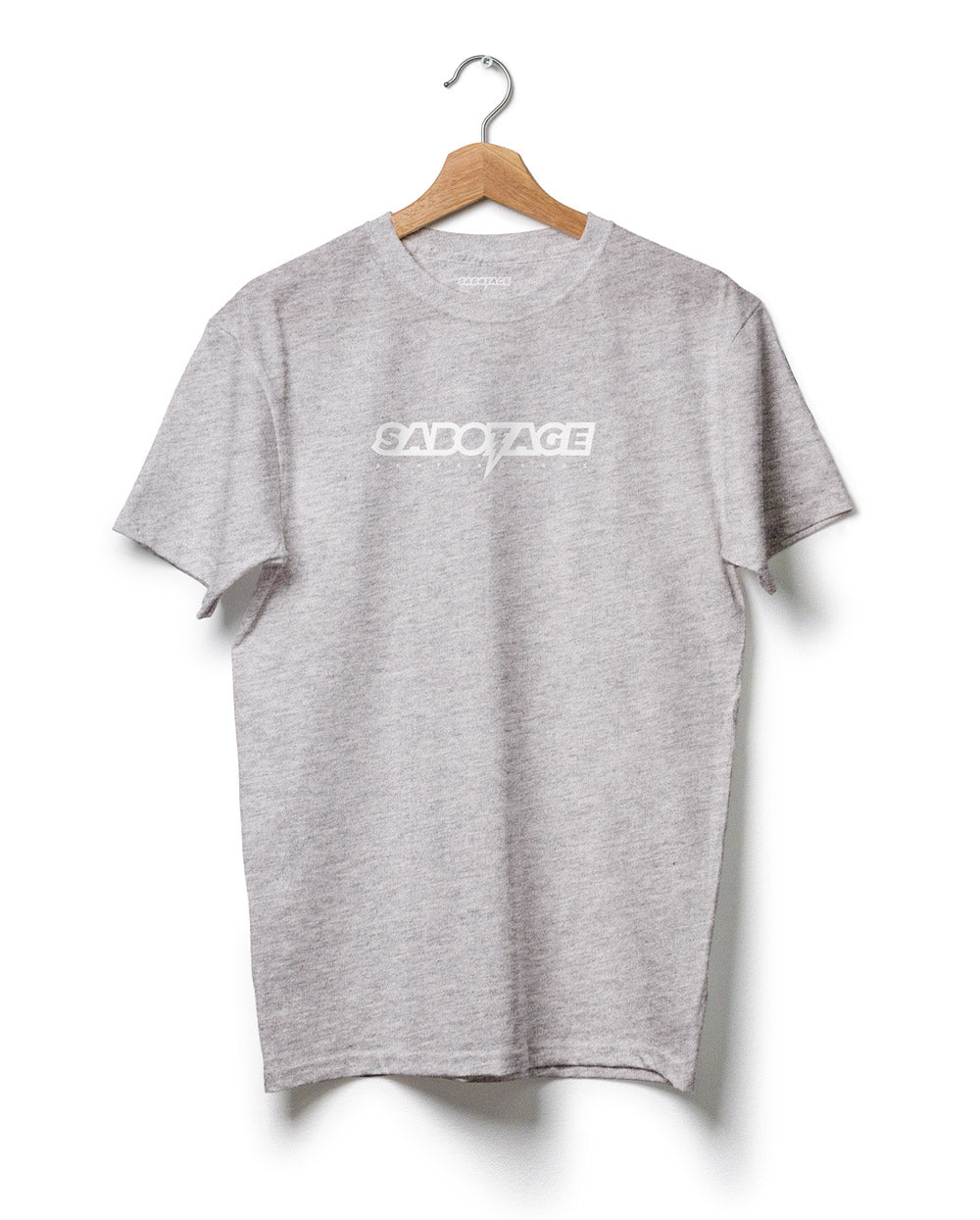 T-shirt LOGO - Gris chiné